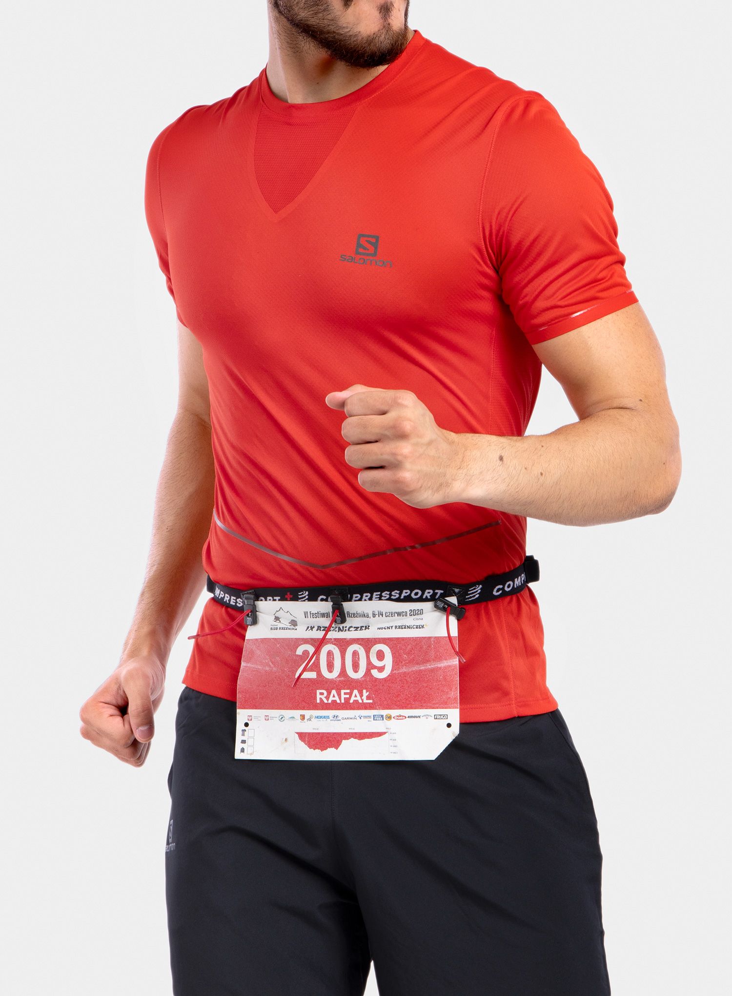 Колан за тичане Compressport Race Belt - black