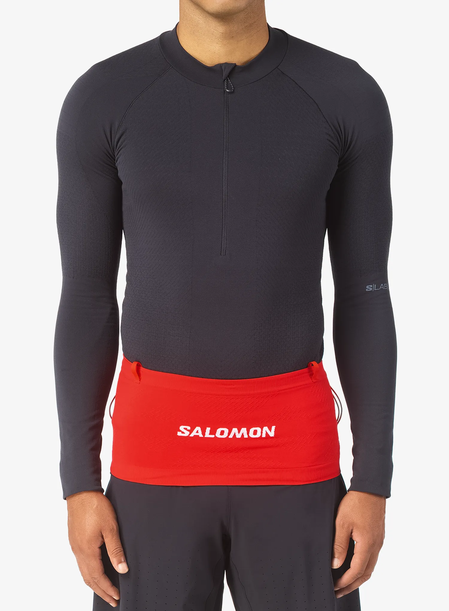 Колан за тичане Salomon Adv Skin Seamless Belt - flame scarlet/white