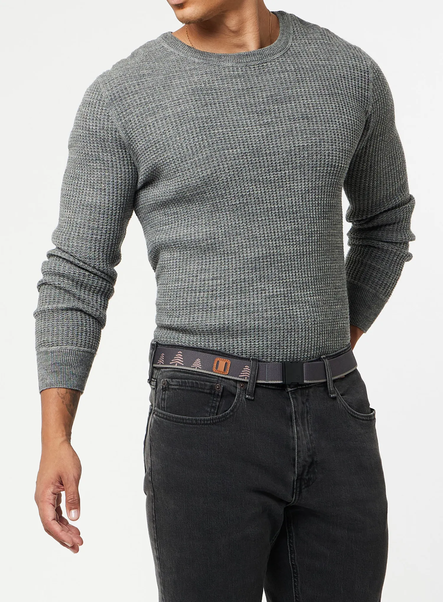 Колан за панталони Arcade Blackwood Slim - charcoal/blush