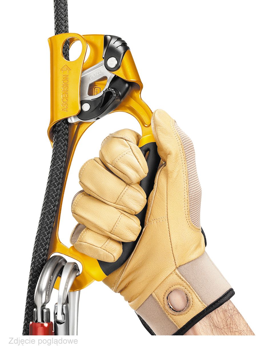 Самохват Petzl Ascension left (Poignee) - black/yellow
