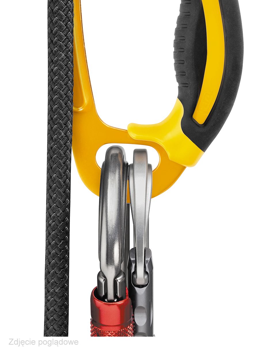 Самохват Petzl Ascension left (Poignee) - black/yellow