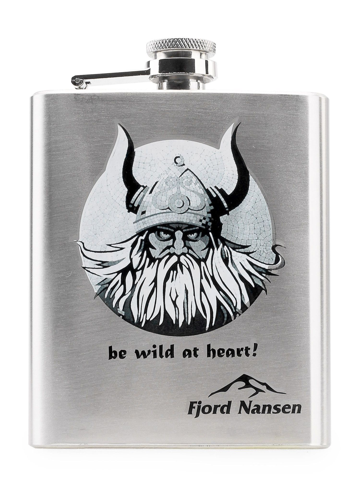 Джобна бутилка Fjord Nansen Vill Viking Hip Flask - silver