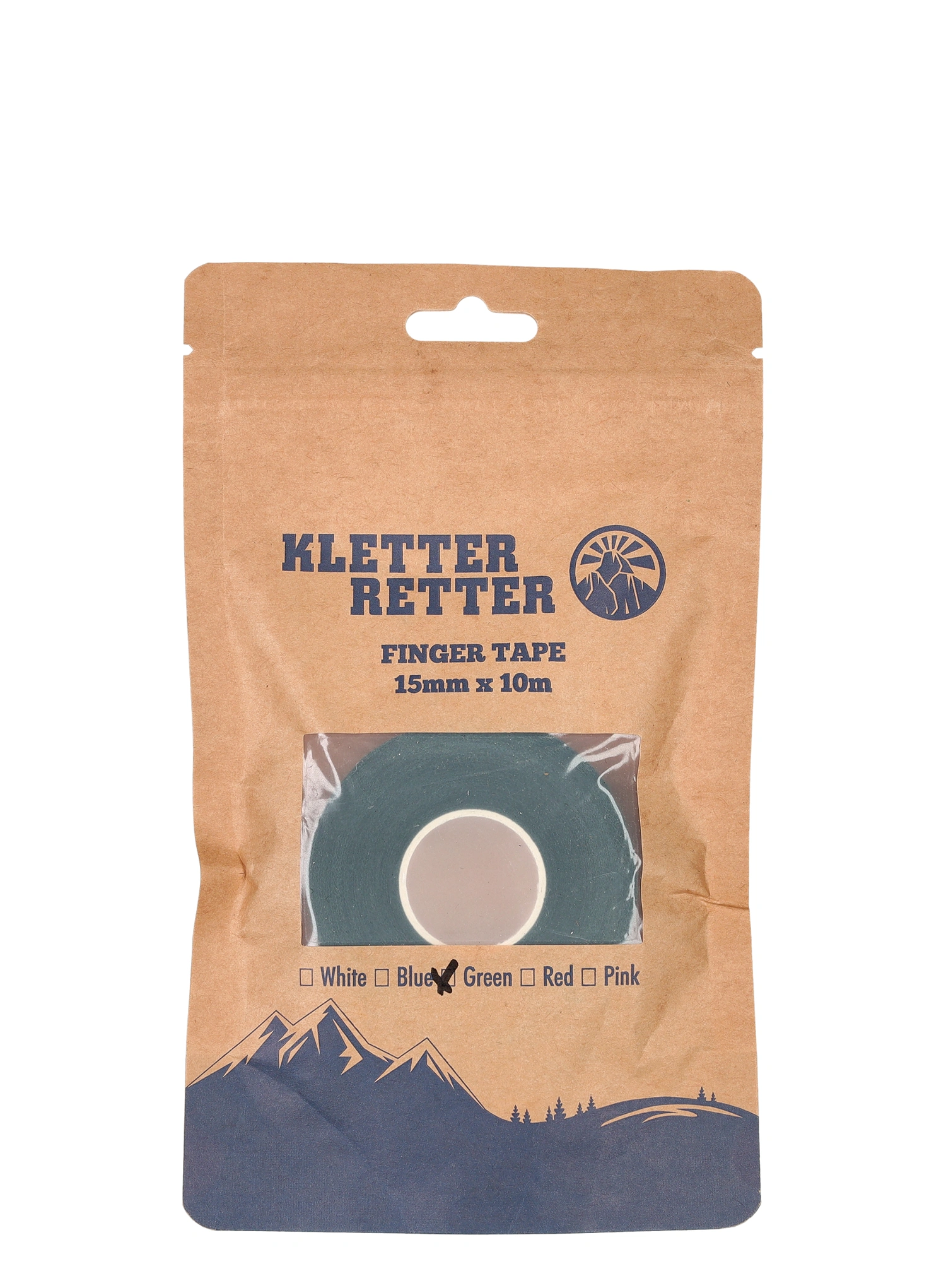 Кинезио лента за катерене Kletter Retter Finger Tape 15 mm 10 m - green