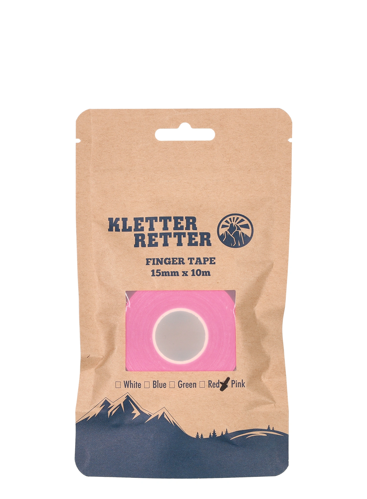 Кинезио лента за катерене Kletter Retter Finger Tape 15 mm 10 m - pink