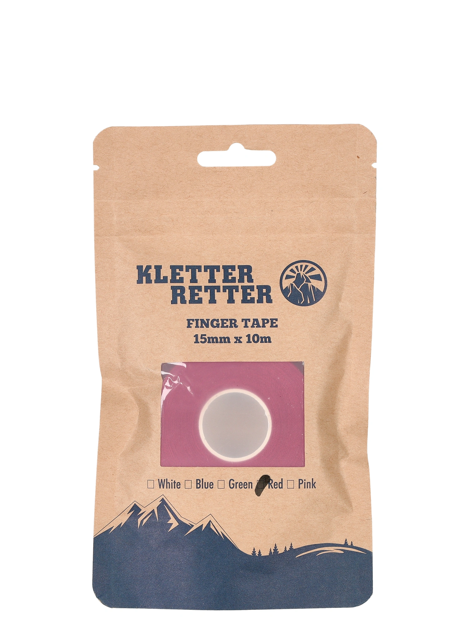 Кинезио лента за катерене Kletter Retter Finger Tape 15 mm 10 m - red