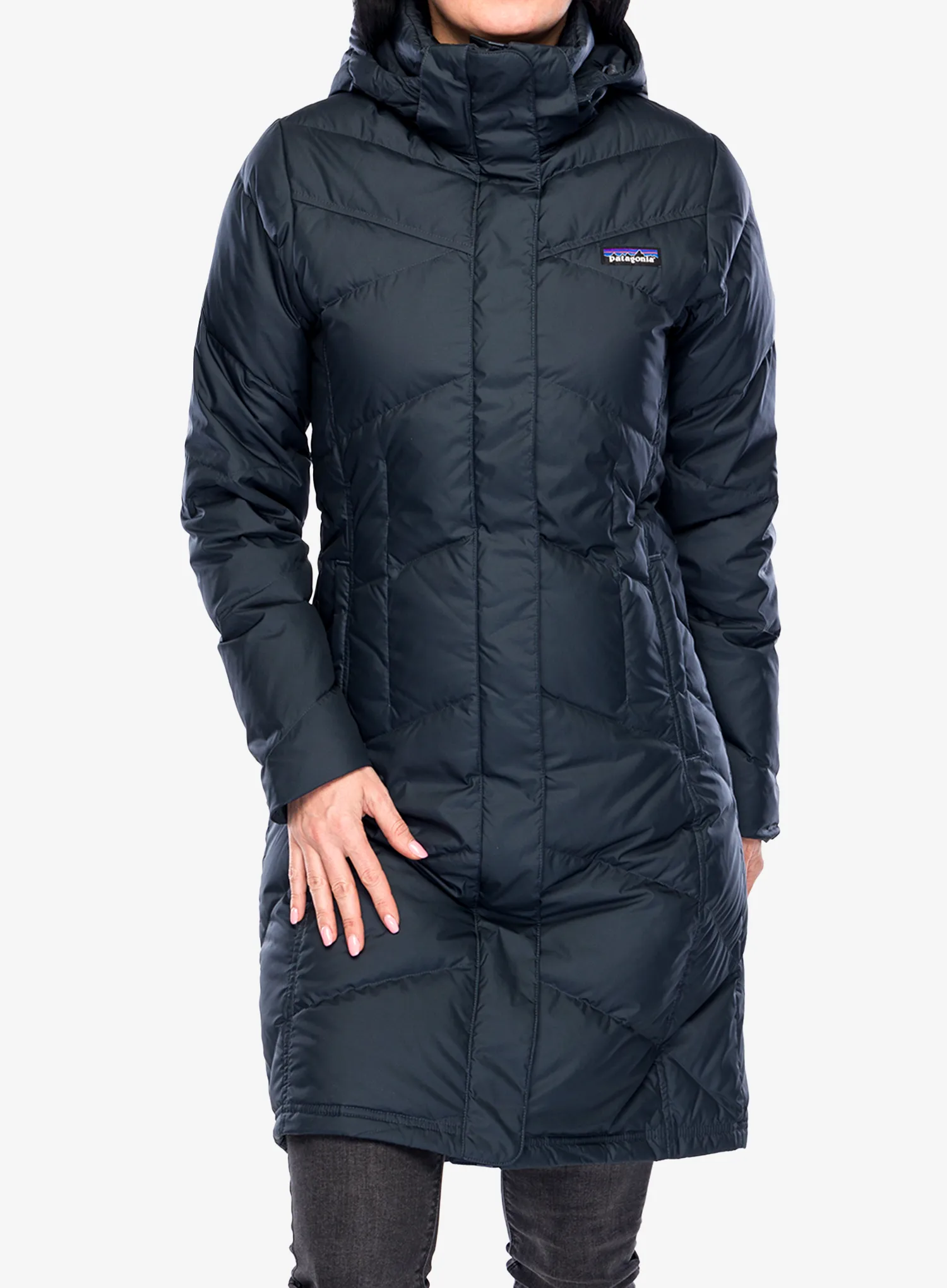 Дамско пухено палто Patagonia Down With It Parka - smolder blue