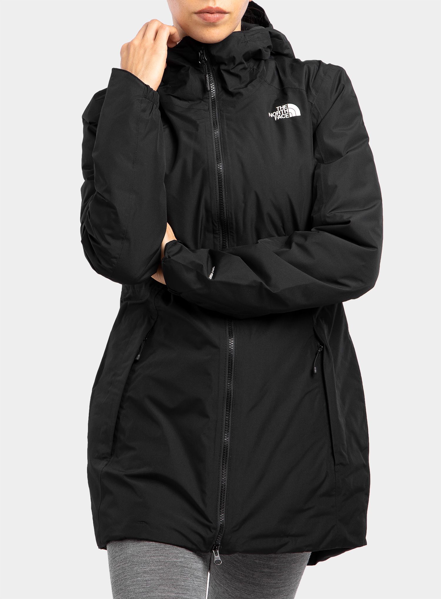 Дамско палто The North Face Hikesteller Insulated Parka - tnf black/tnf black