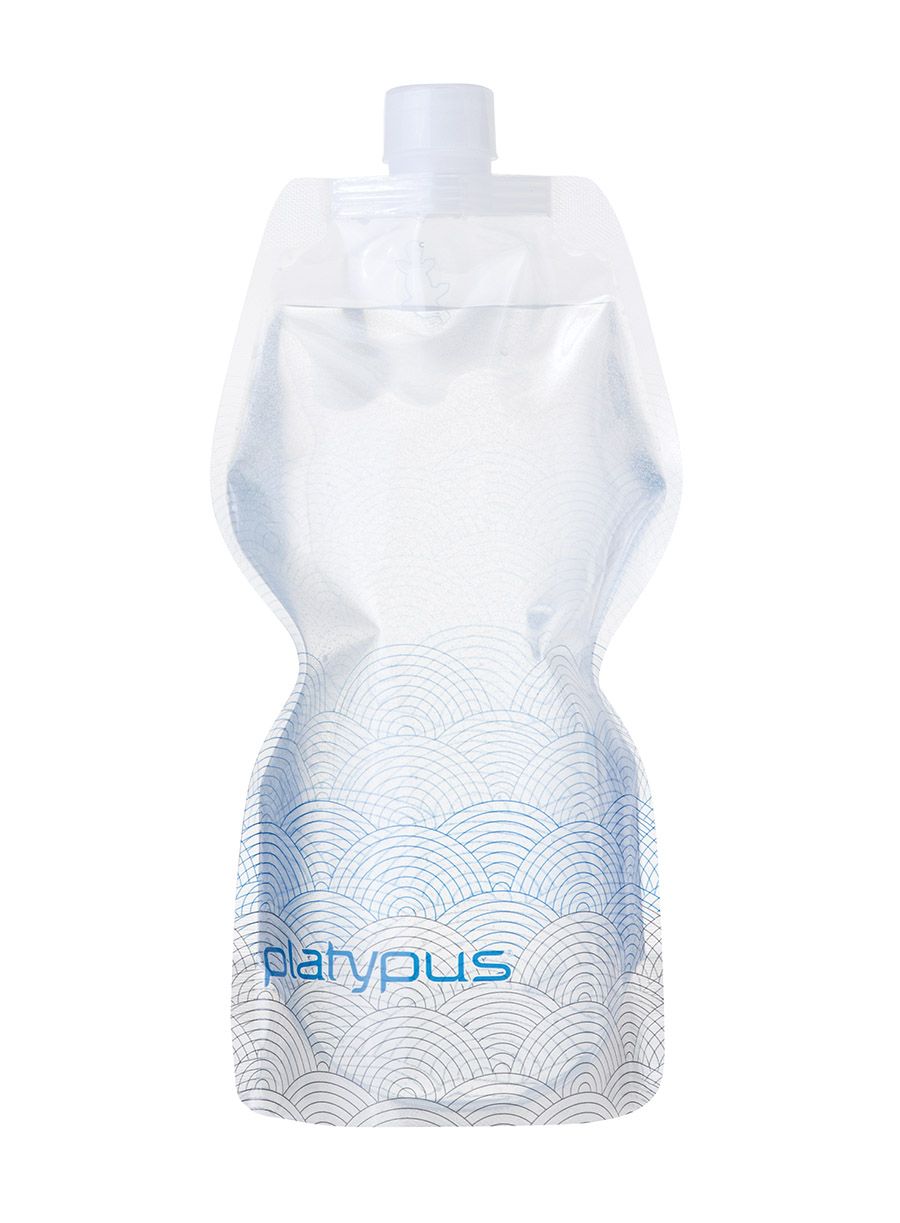 Туристическа бутилка Platypus Soft Bottle 1L - waves