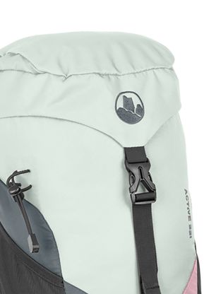 Дамска раница Kohla Active 22L - milky green/stormy sea/mauve