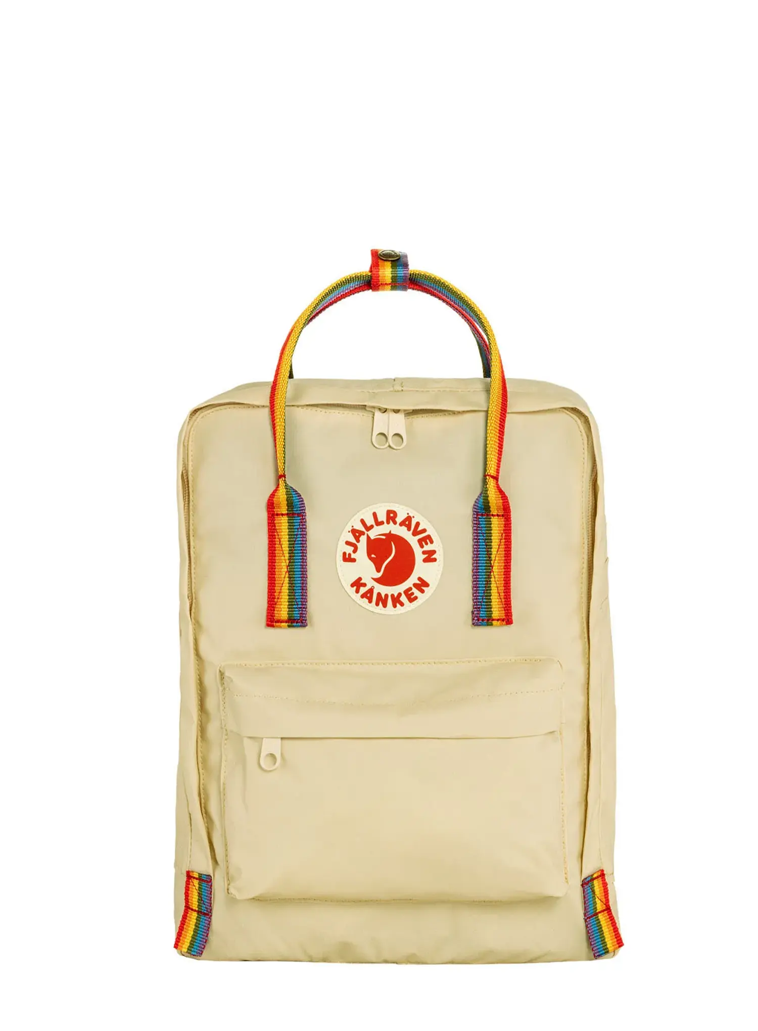 Раница Fjallraven Kanken Rainbow - light oak/patt