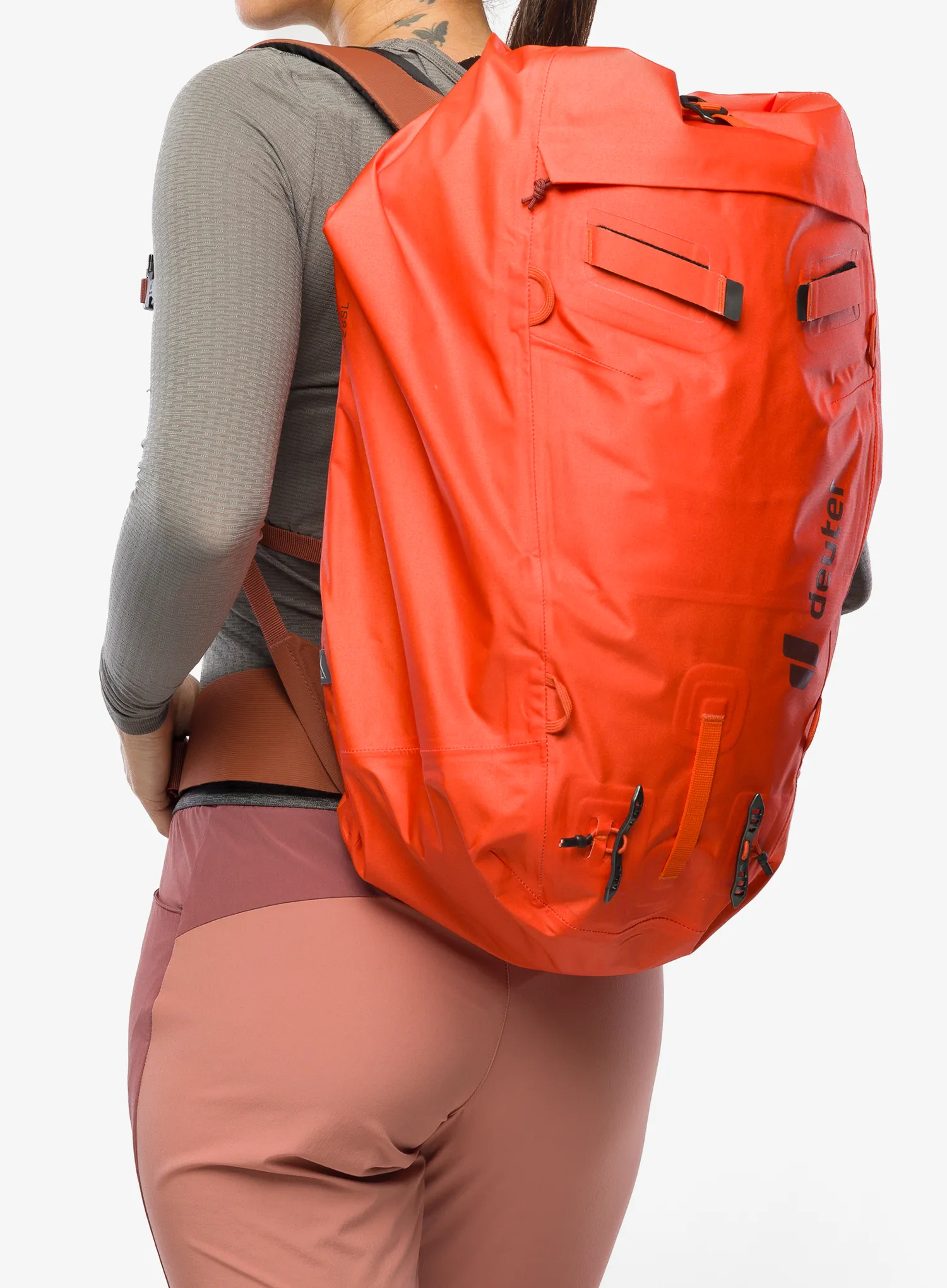 Дамска раница за планина Deuter Durascent 28 SL - papaya/redwood