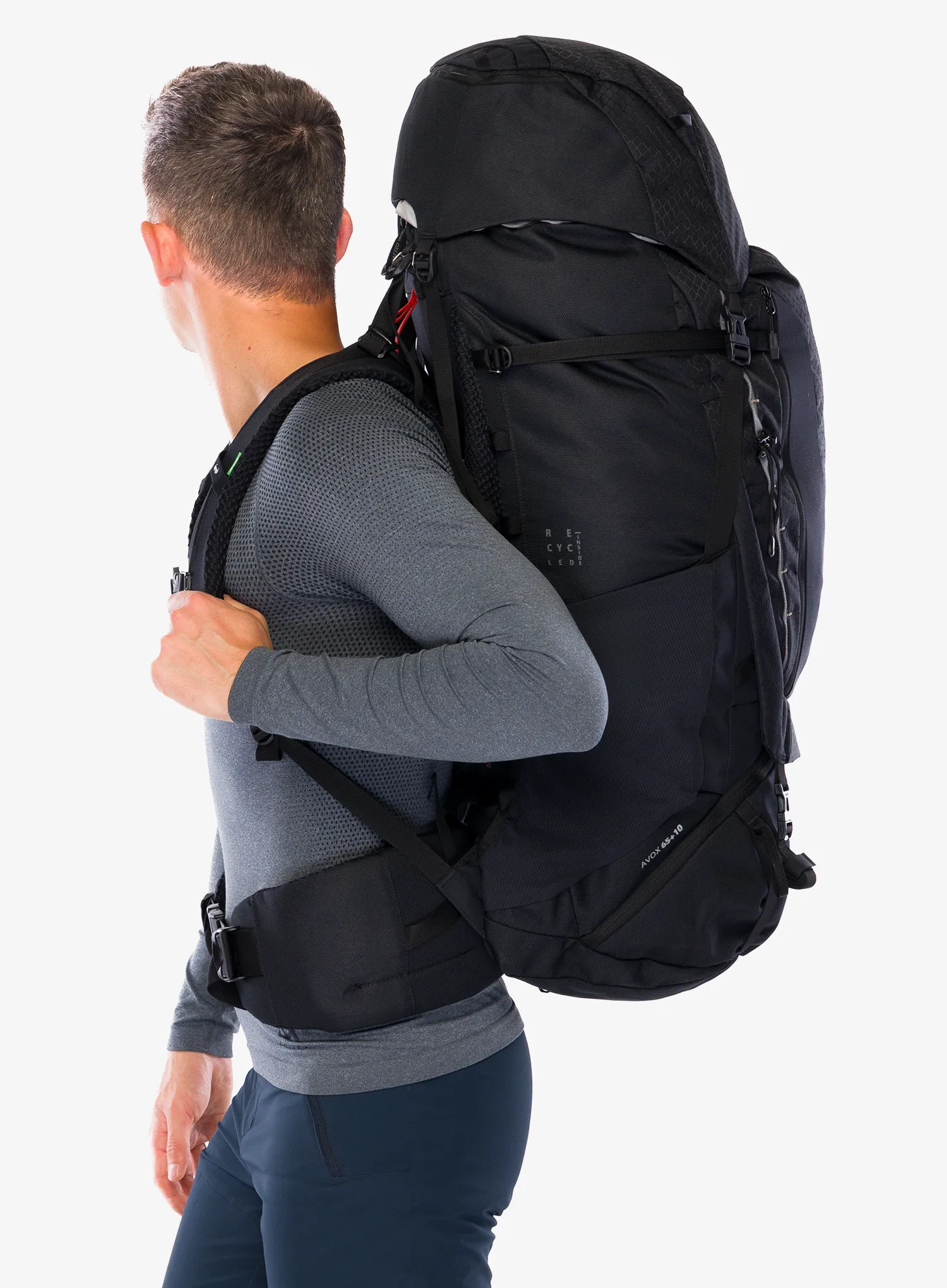 Раница за планина Vaude Avox 65+10 - black