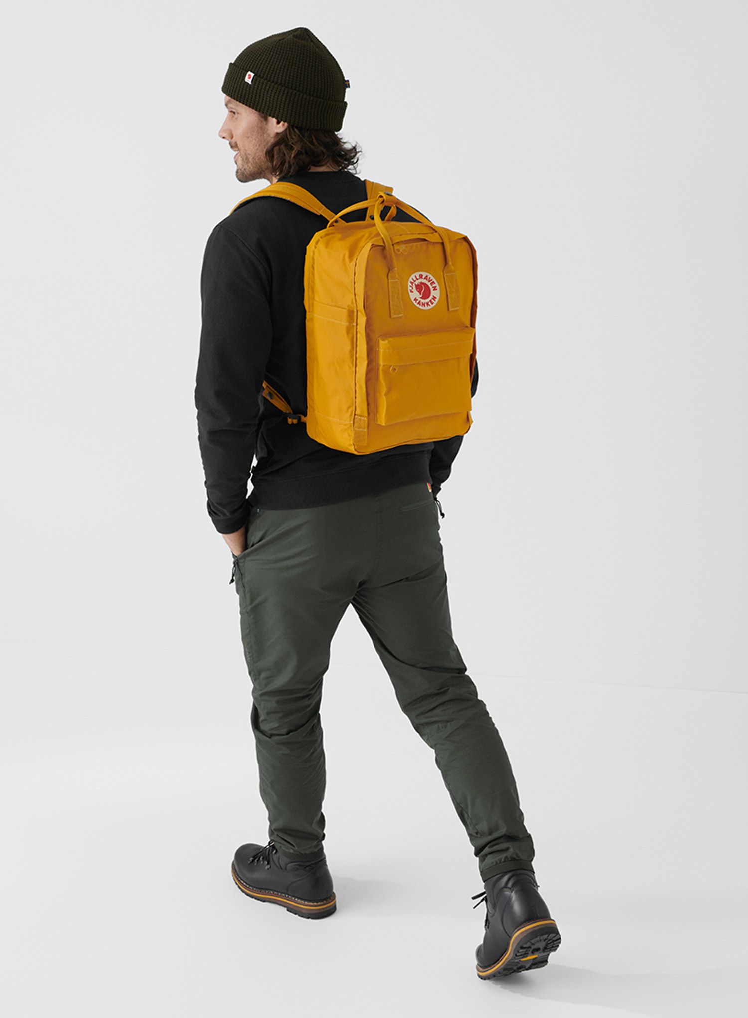 Раница за лаптоп Fjallraven Kanken Laptop 17 - ochre/ochre