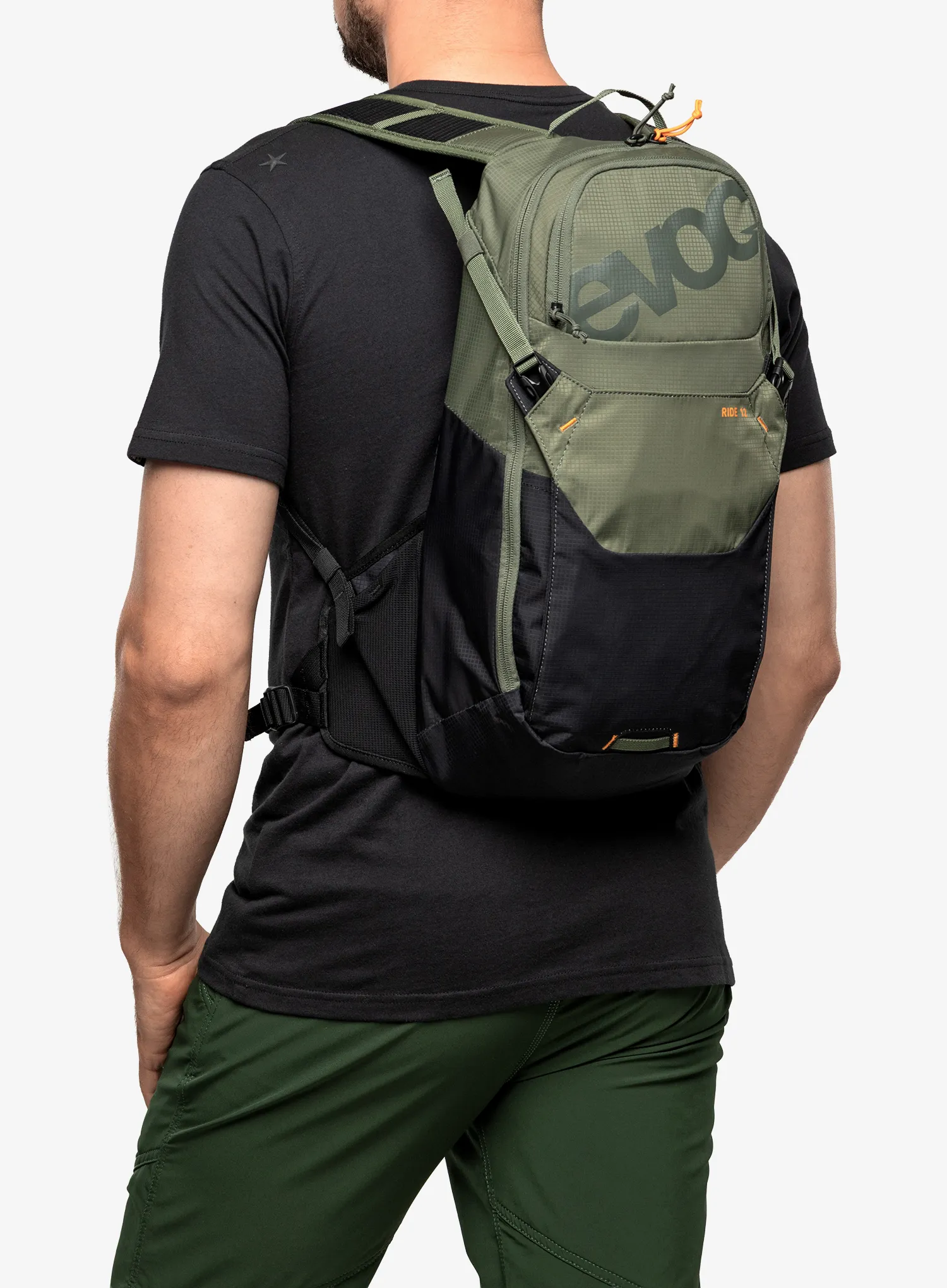 Велосипедна раница Evoc Ride 12 - dark olive/black