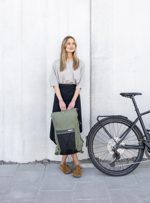 Велосипедна раница Thule Paramount Commuter Backpack 28L - soft green
