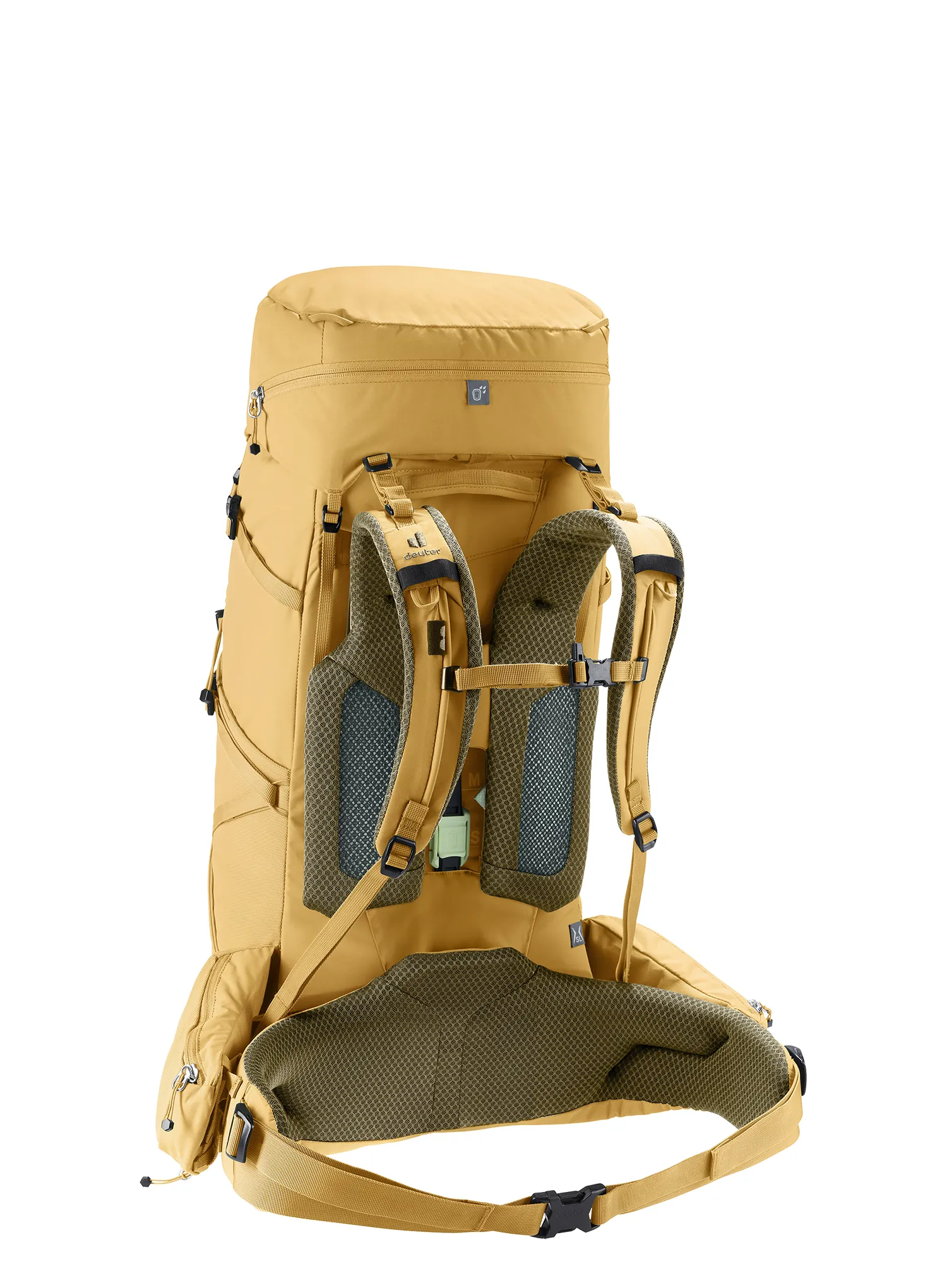 Дамска трекинг раница Deuter Aircontact Core 45+10 SL - savanna/nori