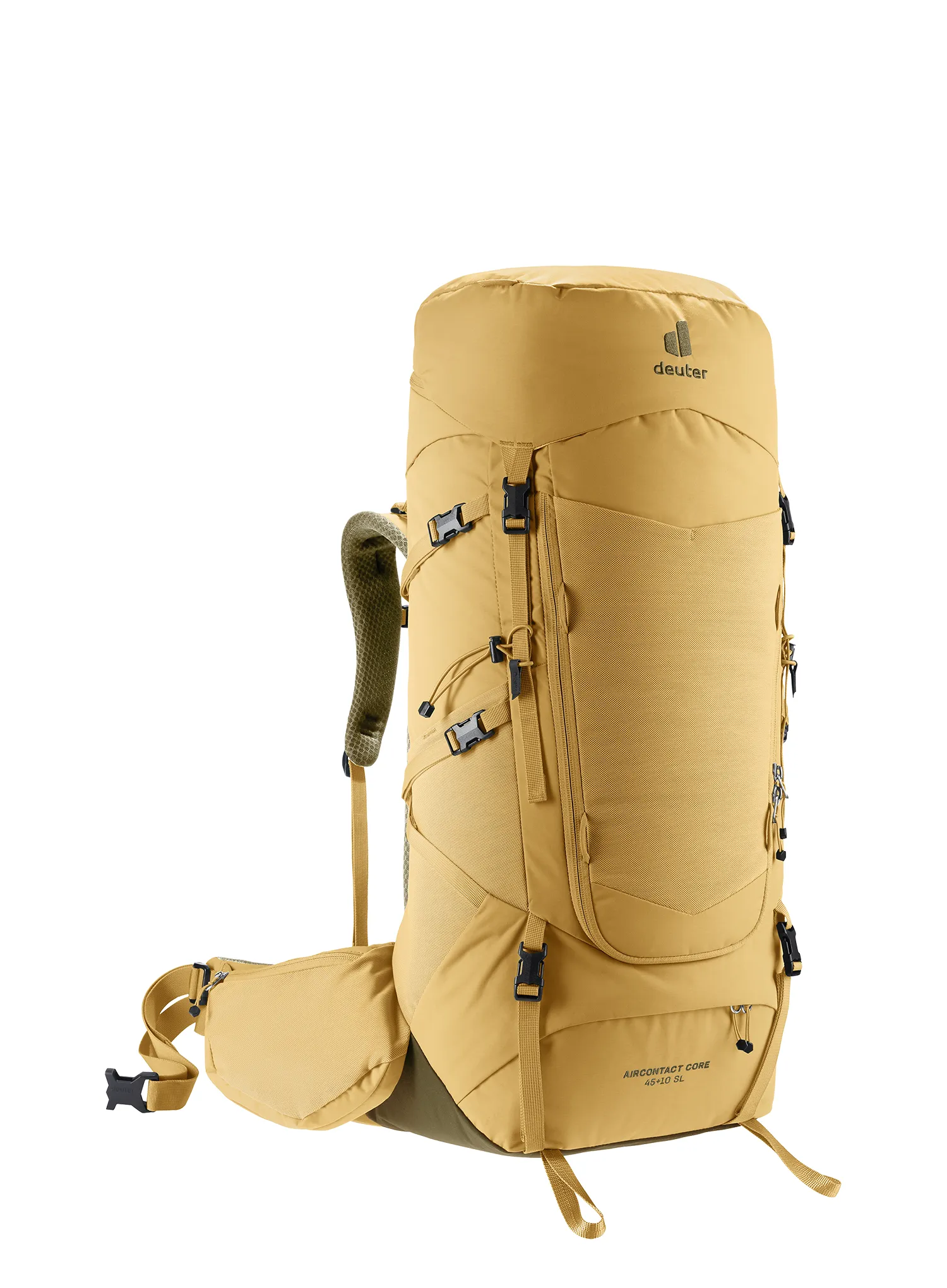 Дамска трекинг раница Deuter Aircontact Core 45+10 SL - savanna/nori