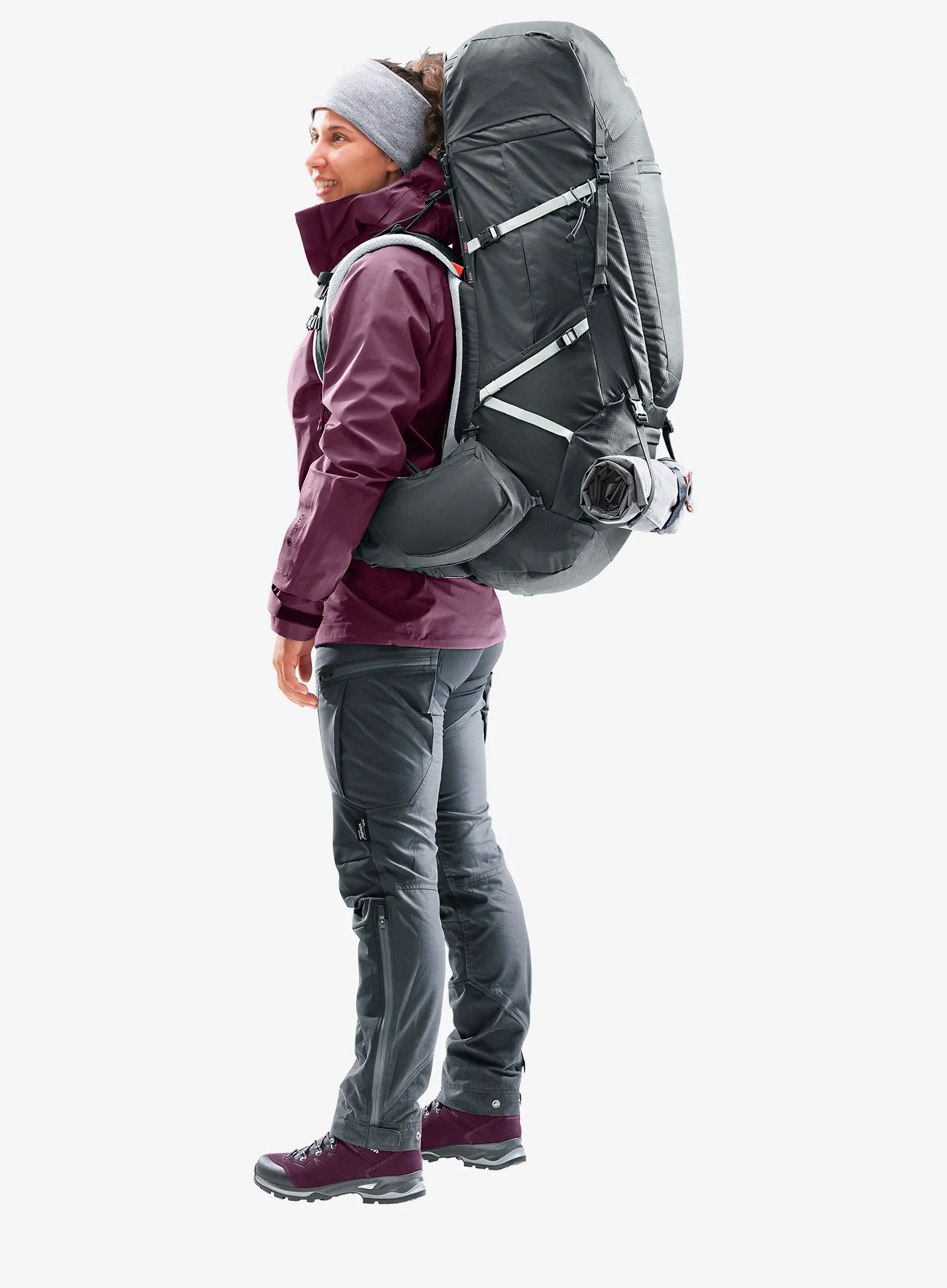 Дамска трекинг раница Deuter Aircontact Pro 65+10 SL - graphite