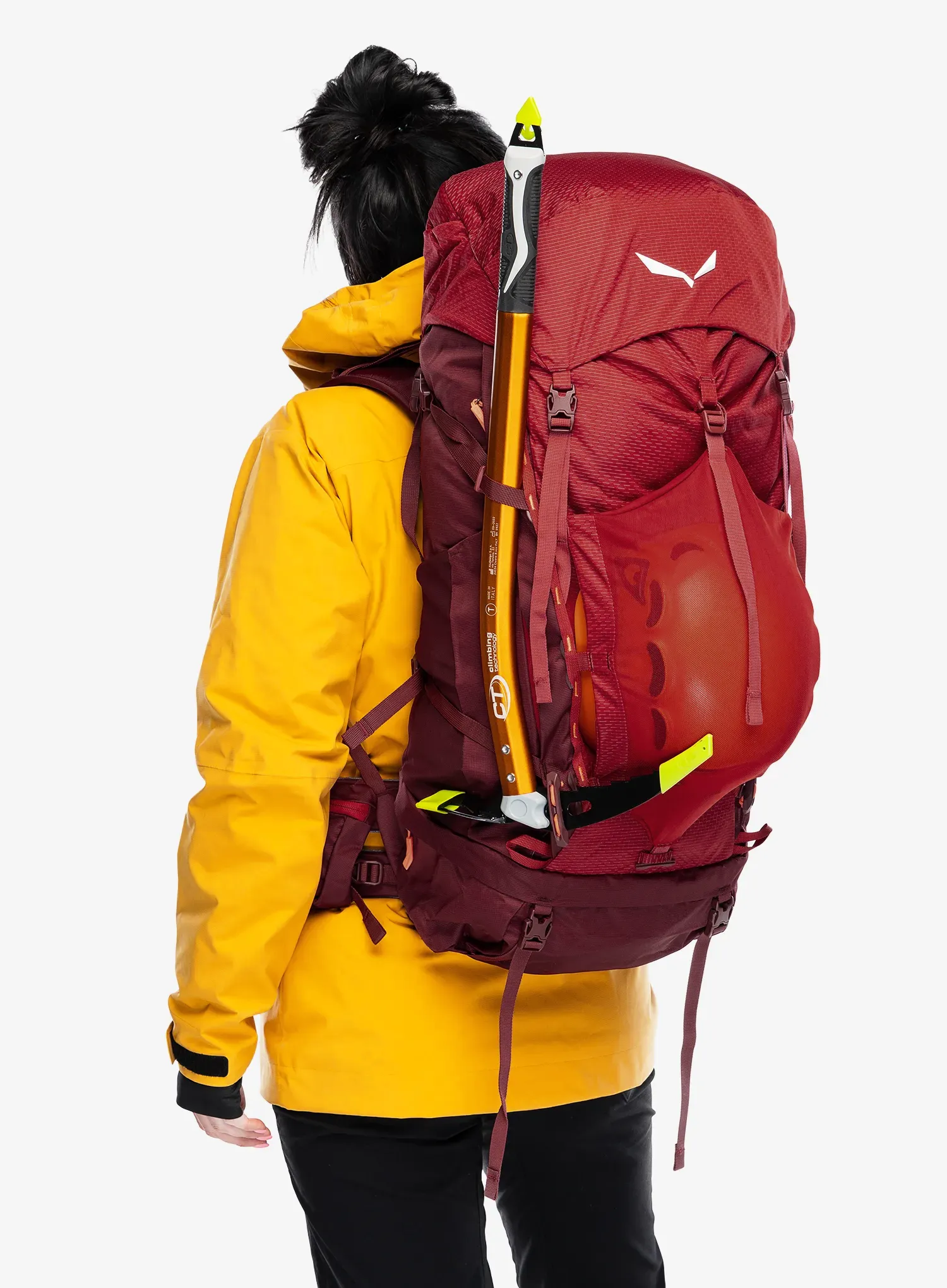 Дамска трекинг раница Salewa Alptrek 50 +10 WS - pompeian red/syrah