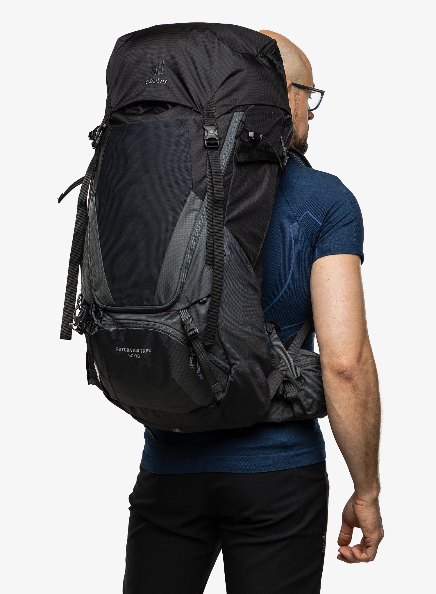 Трекинг раница Deuter Futura Air Trek 50 + 10 - black/graph