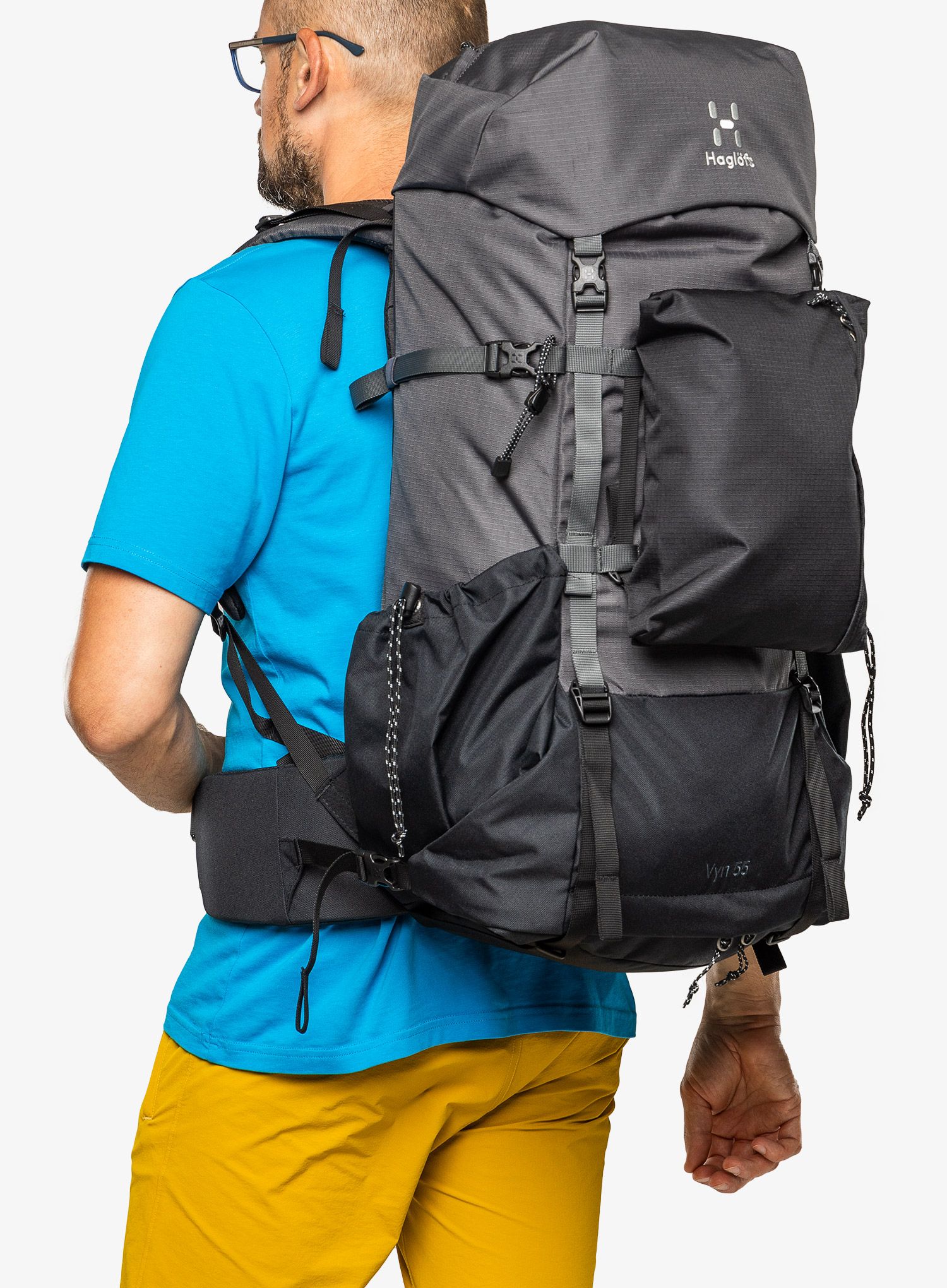 Трекинг раница Haglofs VYN 55 - magnetite/true black