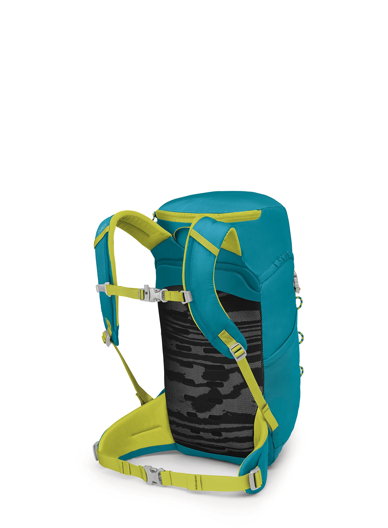 Туристическа раница за деца Osprey Jet 18 - blue spikemoss/lemongrass