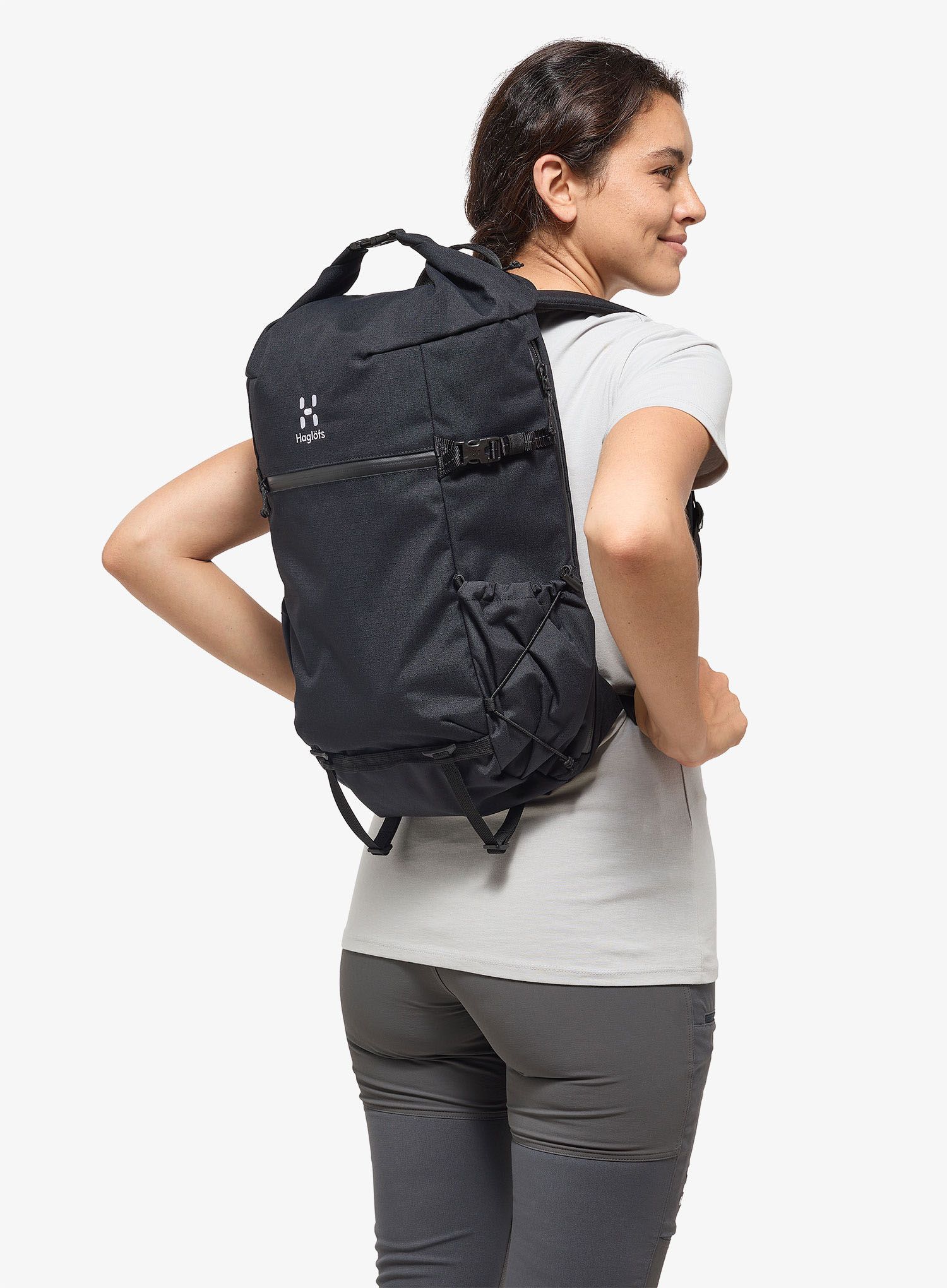 Туристическа раница Haglofs Ardos Rolltop 22 - true black