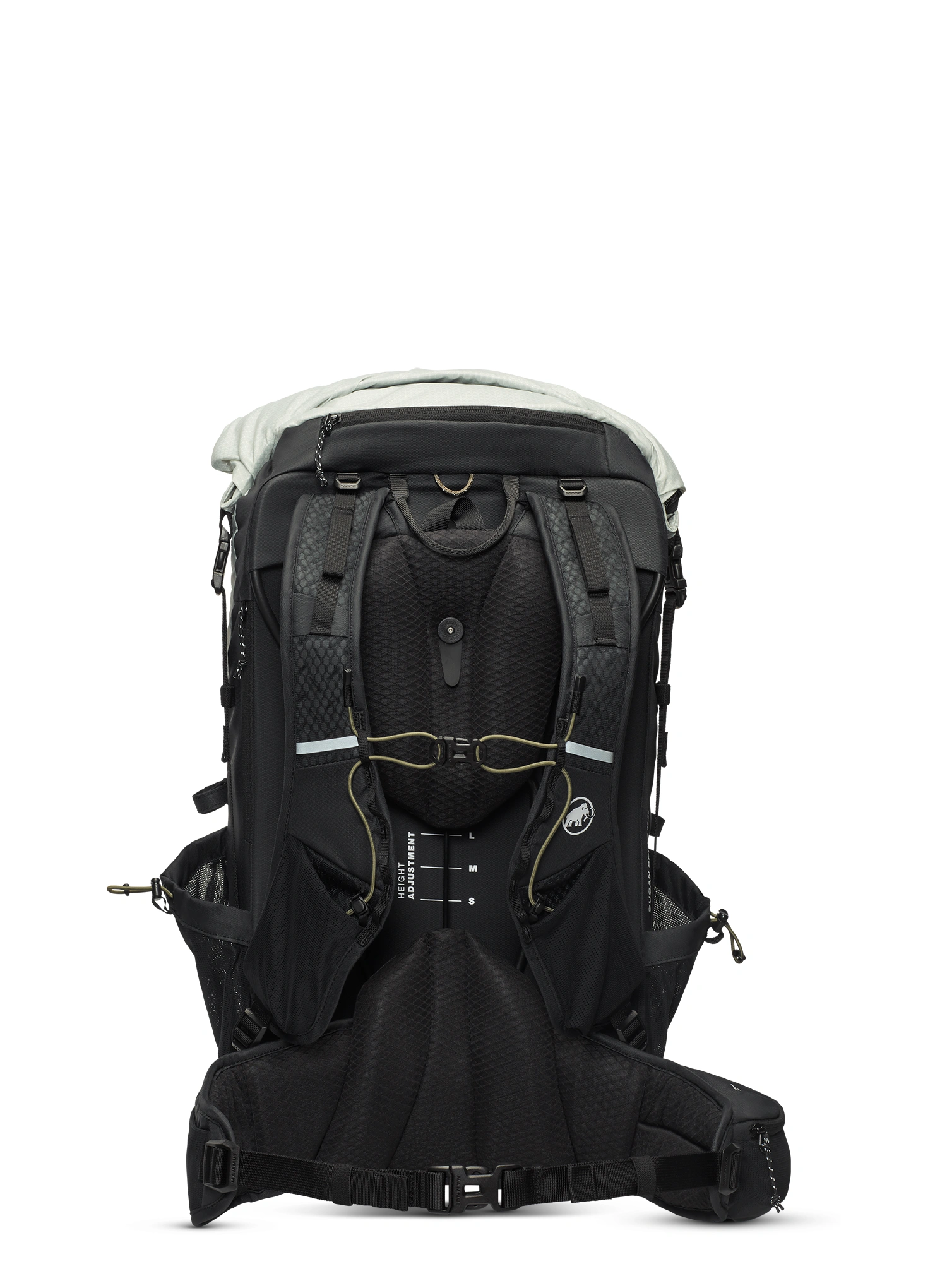 Туристическа раница Mammut Ducan Spine 28-35 - silver sage/black