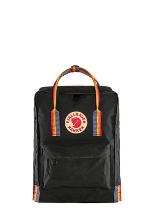 Раница Fjallraven Kanken Rainbow - black/rainbow pattern