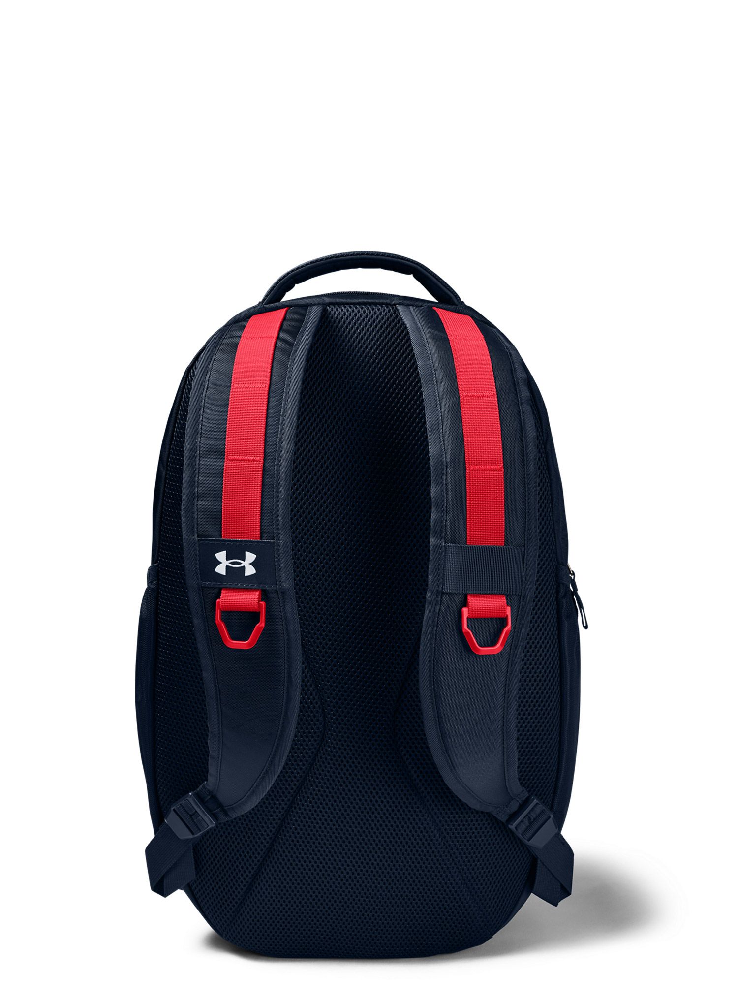 Раница за лаптоп Under Armour Hustle 5.0 Backpack - academy/red/white