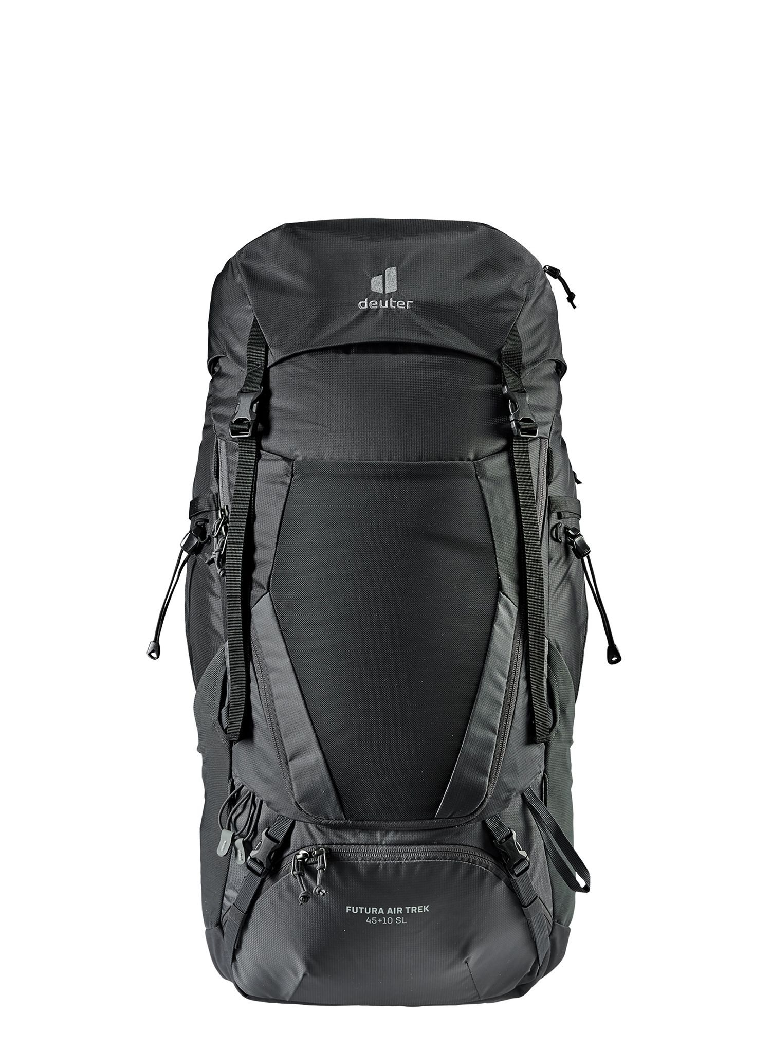 Дамска трекинг раница Deuter Futura Air Trek 45 + 10 SL - black/graphite