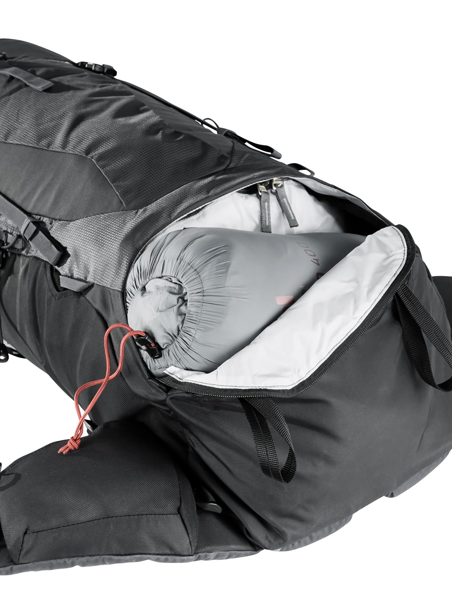 Трекинг раница Deuter Aircontact Lite 40 + 10 - black/graphite