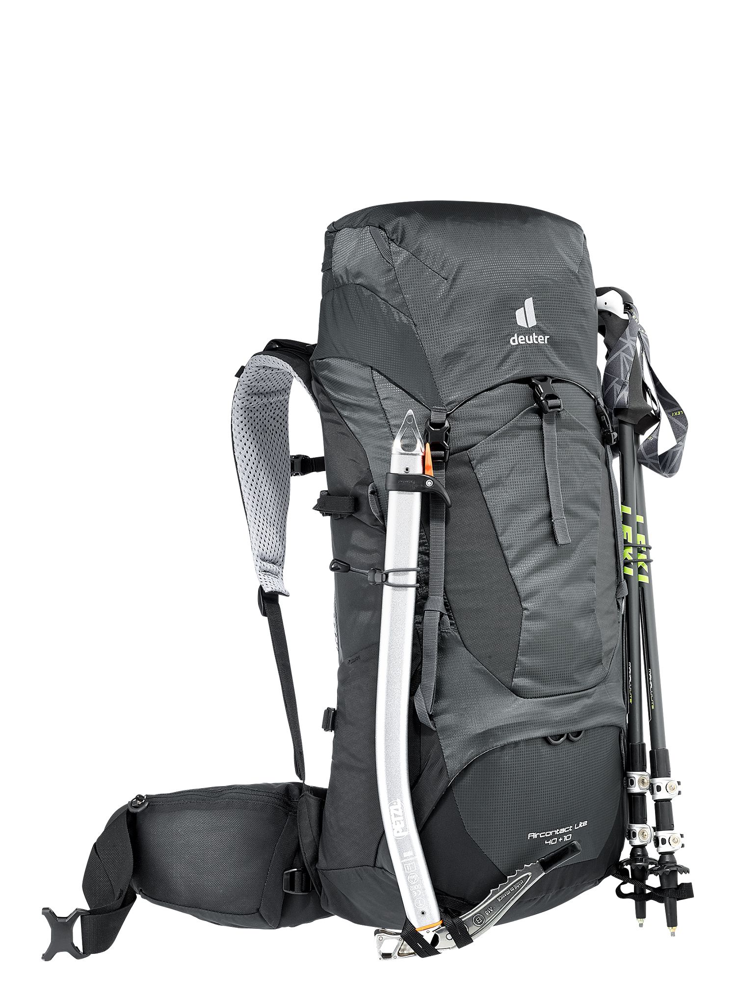 Трекинг раница Deuter Aircontact Lite 40 + 10 - black/graphite