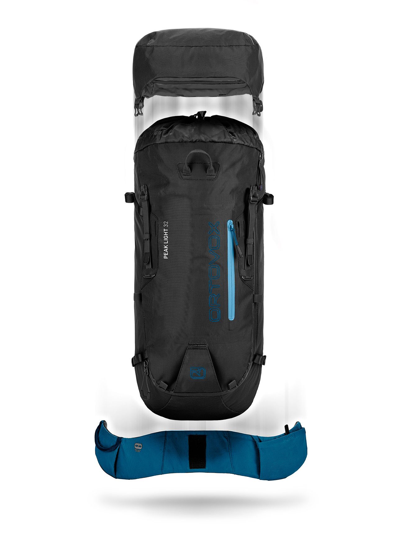 Катерачна раница Ortovox Peak Light 32 - black raven