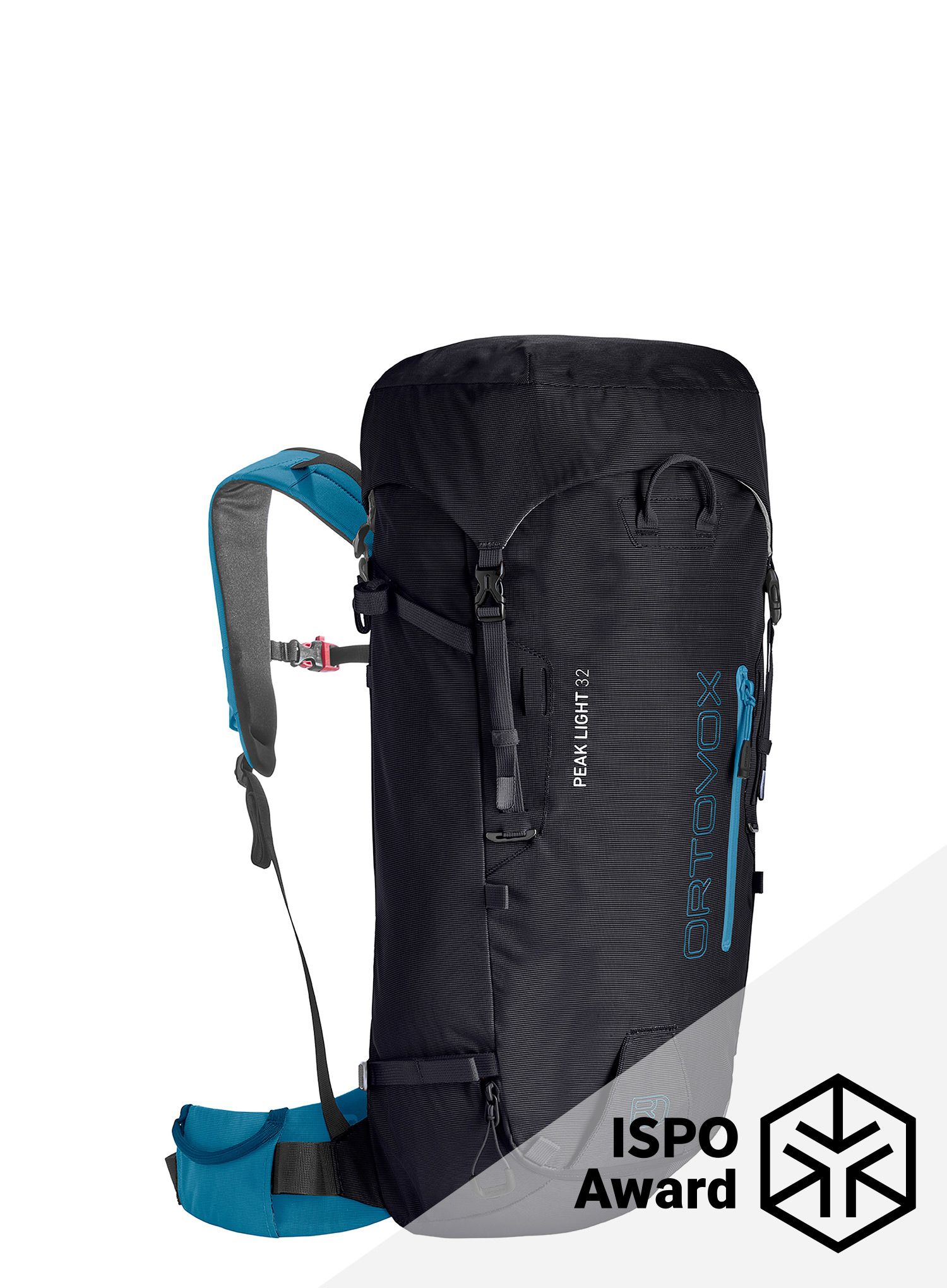 Катерачна раница Ortovox Peak Light 32 - black raven