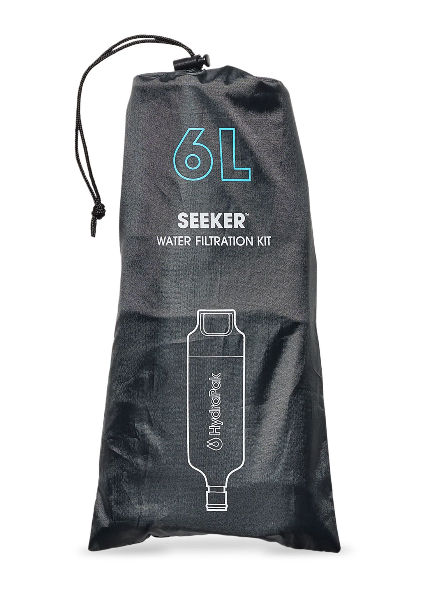 Резервоар за вода HydraPak Seeker+ 6L Gravity Filter Kit - clear