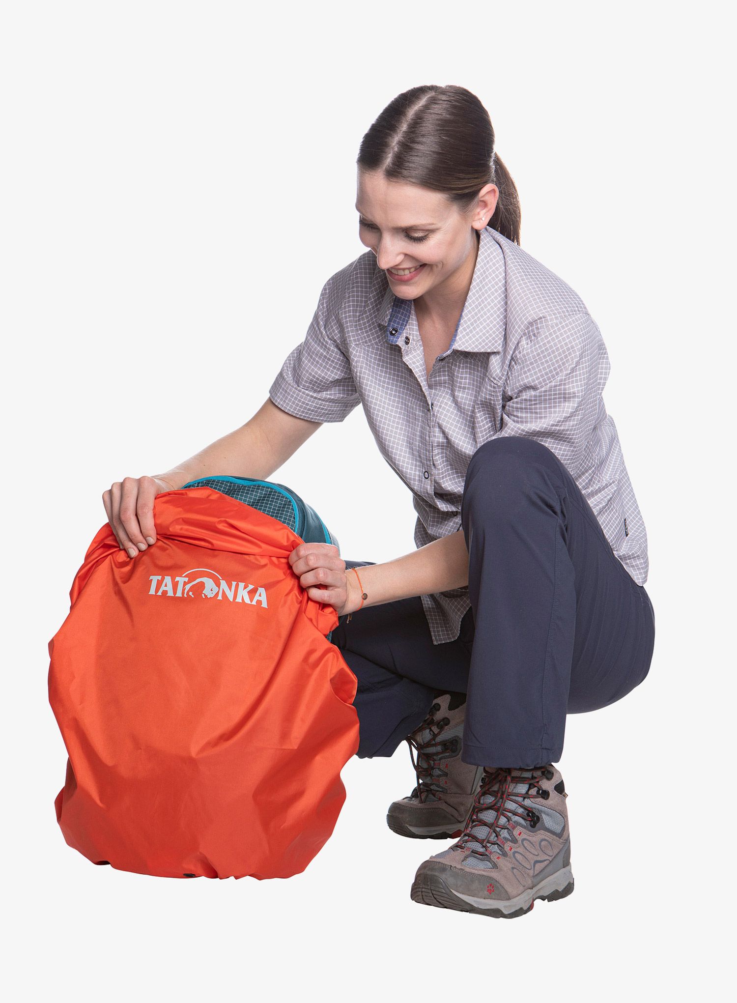 Покривало за раница Tatonka Rain Cover 20-30 - red/orange