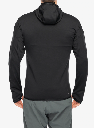 Полар adidas TERREX Techrock CLIMAWARM+ Wind Hooded Fleece Jacket - black