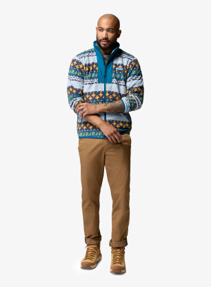 Полар Columbia Sequoia Grove II Full Zip Printed Fleece - phoenix blue wizard island