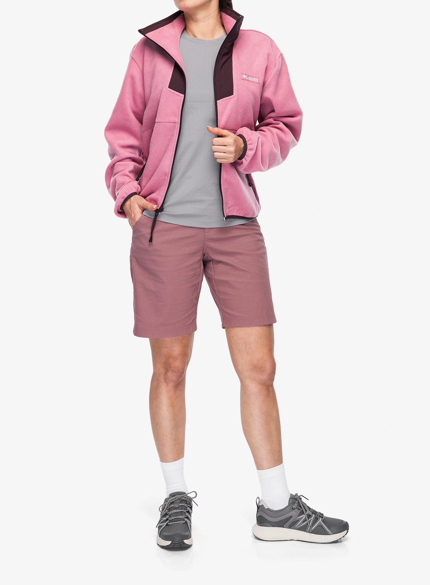 Дамски полар Columbia Sequoia Grove Full Zip Fleece - rosette/moonvista