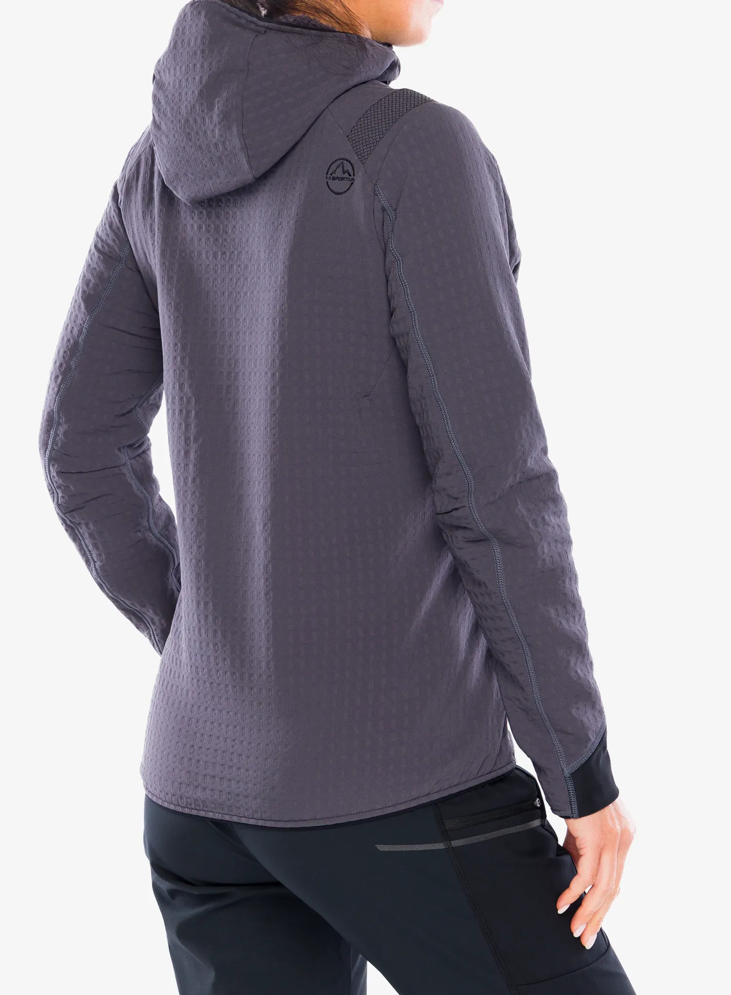 Дамски полар La Sportiva Bristen Thermal Hoody - onyx/chalk
