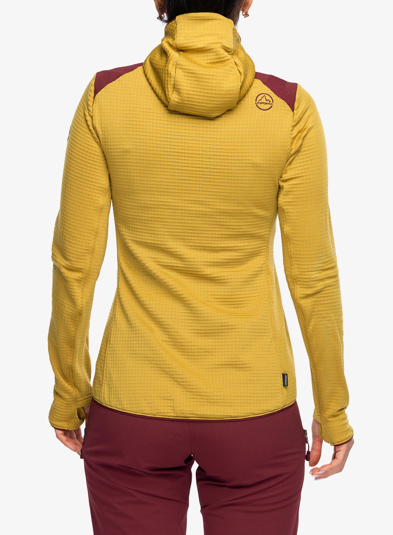 Дамски полар La Sportiva Lucendro Thermal Hoody - savana/redwood
