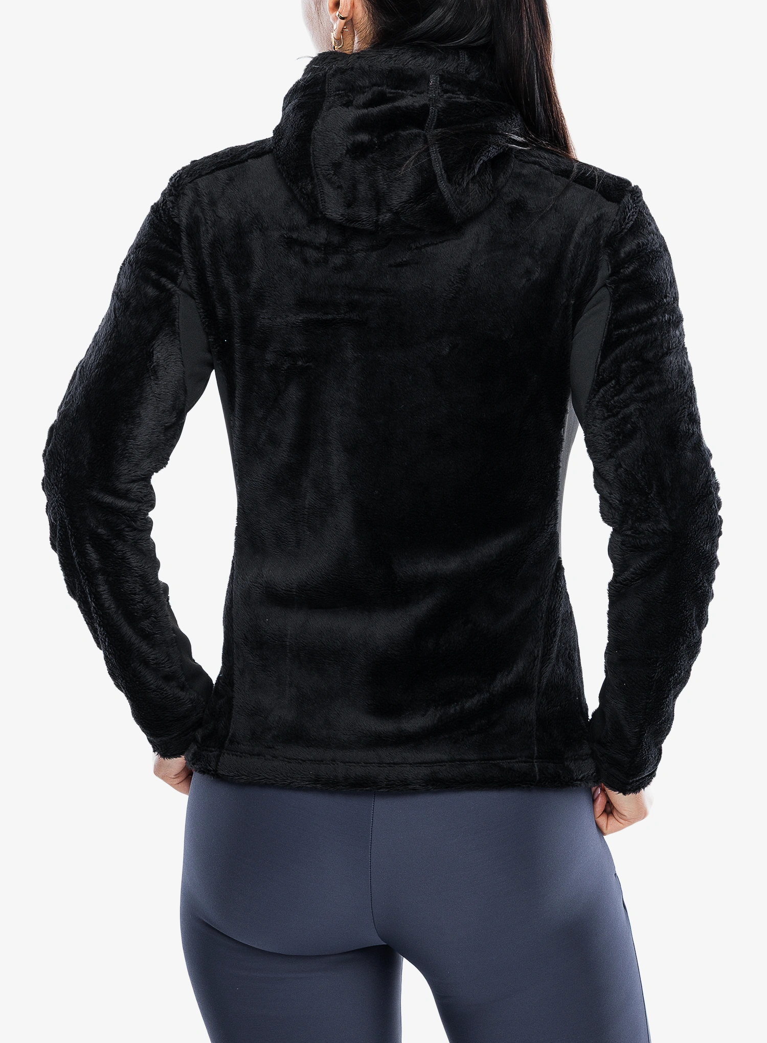 Дамски полар Montura Polar Style Hooded JKT - black