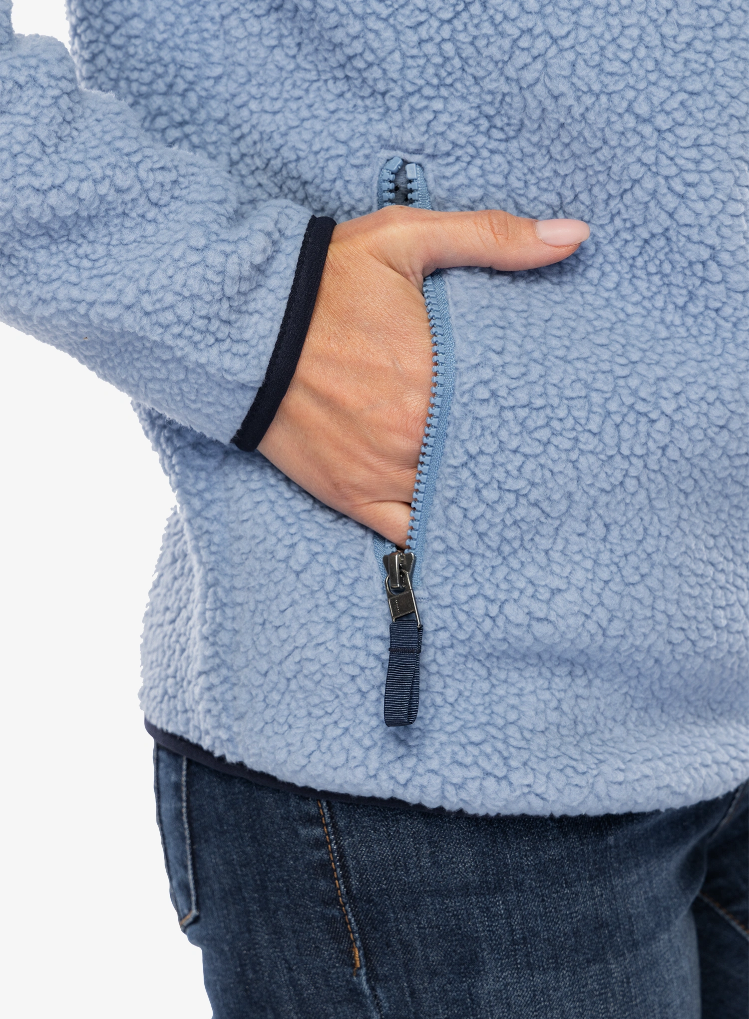 Дамски полар Patagonia Retro Pile Hoody - barnacle blue