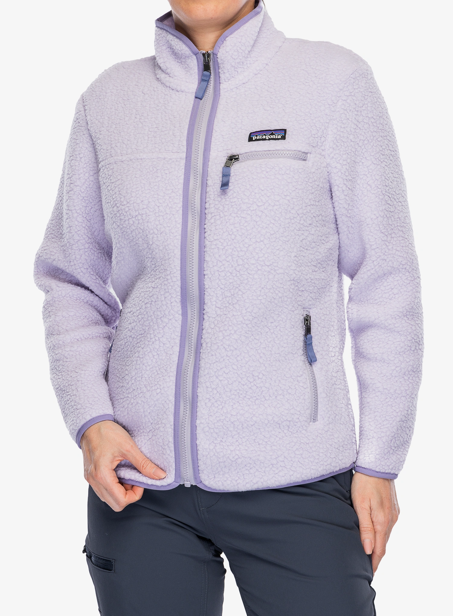 Дамски полар Patagonia Retro Pile Jacket - foxglove purple