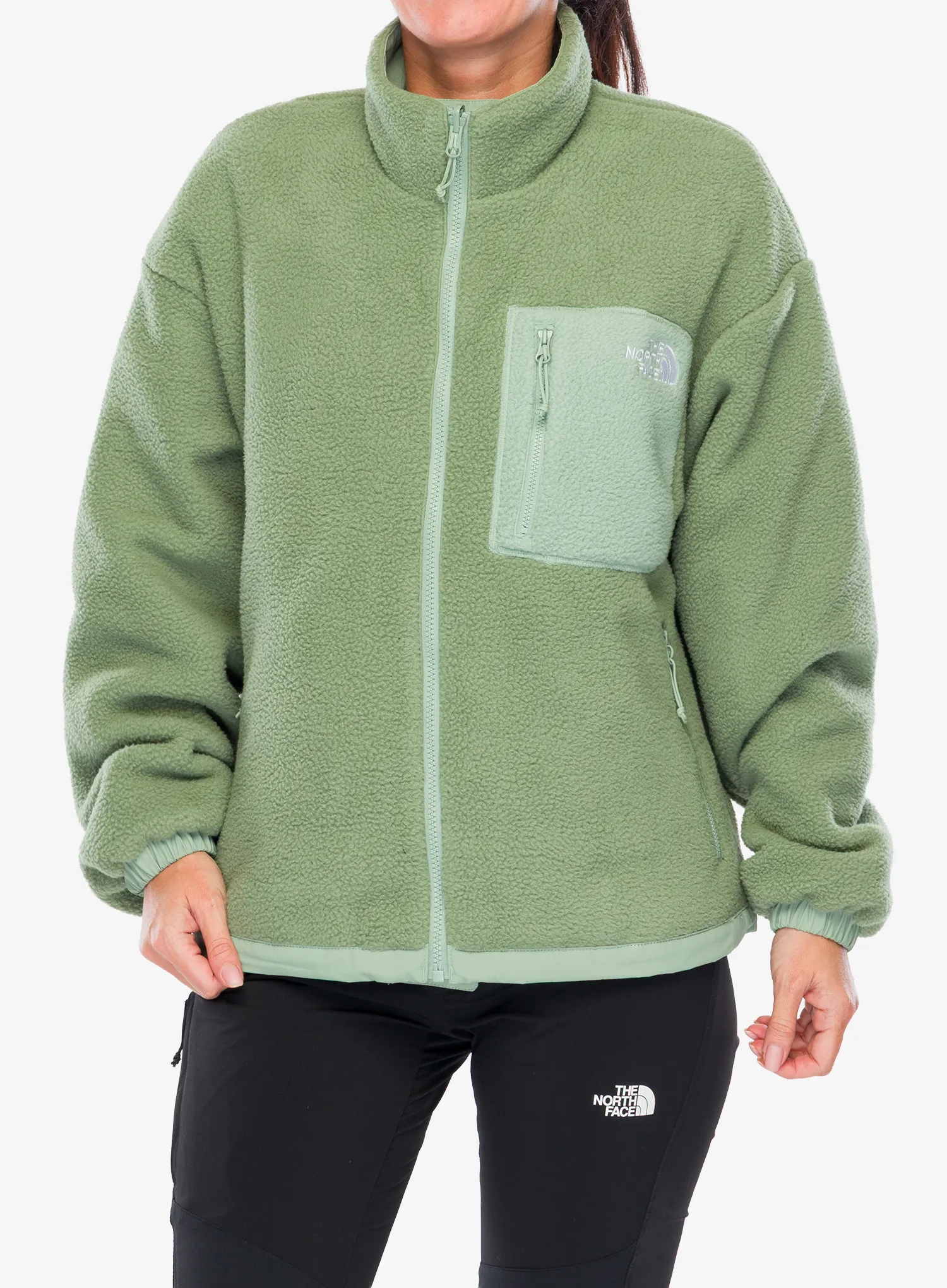 Дамски полар The North Face Yumiori Reversible Jacket - slate moss/bark mist
