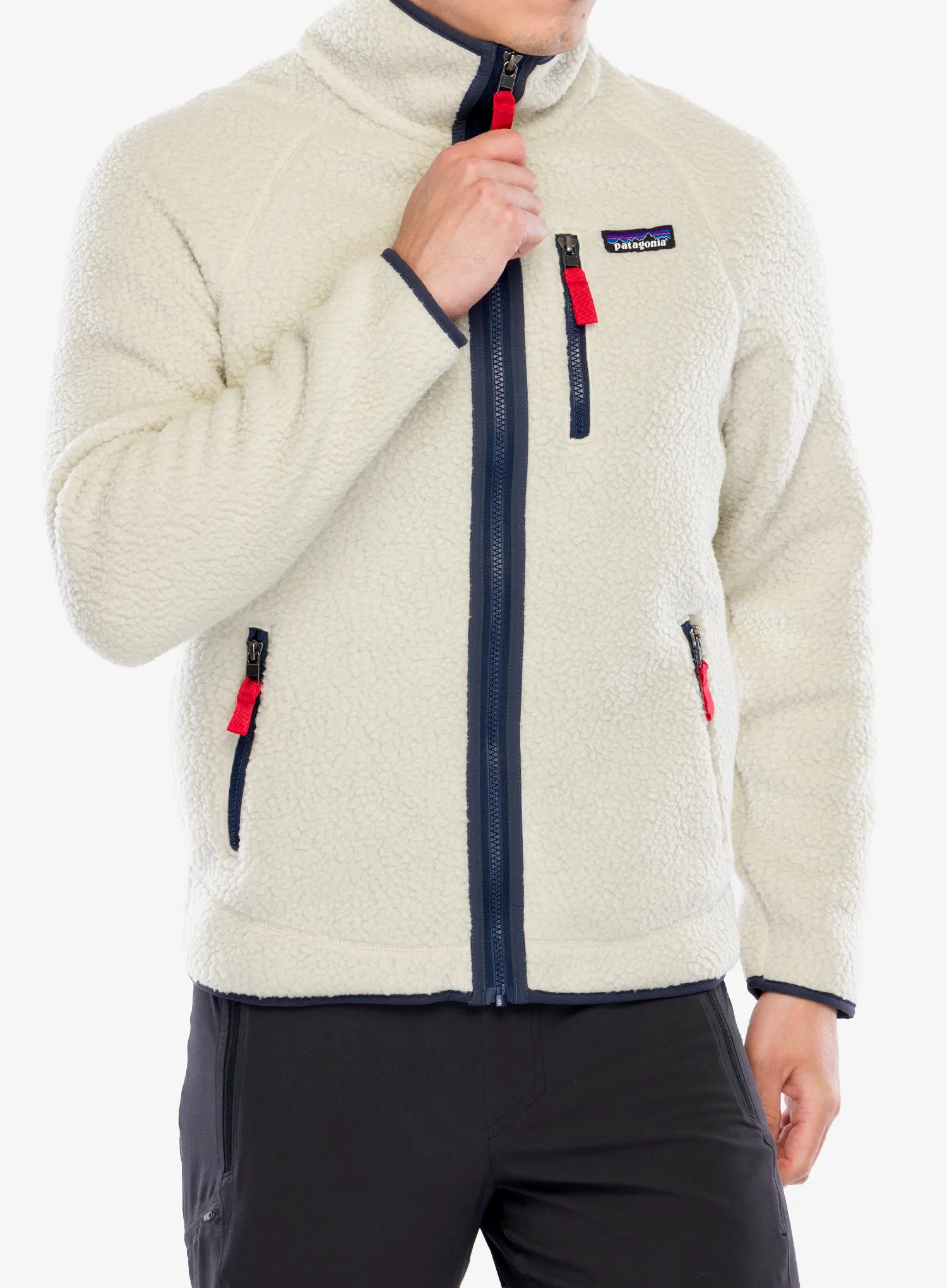 Полар Patagonia Retro Pile Jacket - pelican/smolder blue