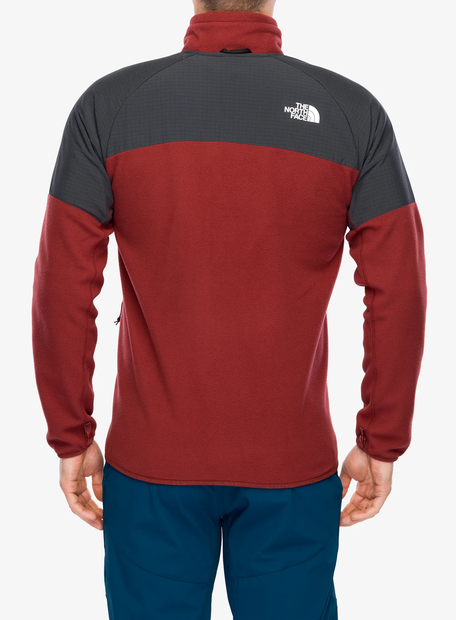 Полар The North Face Glacier Heavyweight Full Zip Jacket - sumac/asphalt grey
