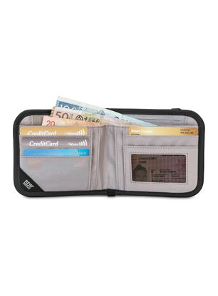 Портмоне със защита срещу кражба Pacsafe RFIDsafe V100 - black