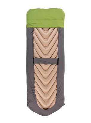 Чаршаф Klymit Luxe V Sheet Pad Cover - green/grey